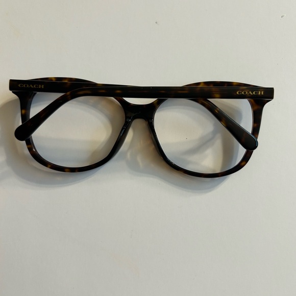 COACH DARK TORTOISE EYEGLASS FRAMES 57-16-140 3N (512073) - Picture 3 of 7